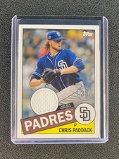 2020 Topps Series 1 Chris Paddack 1985 Baseball Relic Card #85TR-CP