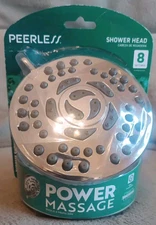 Peerless Chrome Shower Head 8 Settings Touch-Clean                          /455