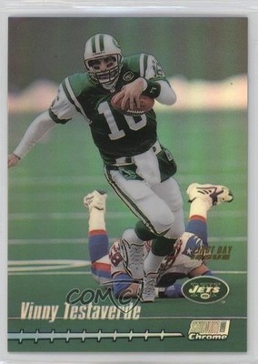 1999 Stadium Club Chrome First Day Issue Refractor 14/25 Vinny Testaverde 4f5