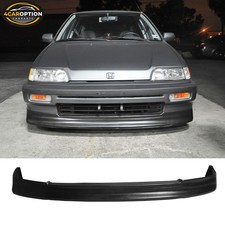 Fits 88-91 Honda Civic Front Bumper Lip Spoiler Pu Ef Sedan Hb Cs