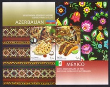 AZERBAIJAN - 2024 10th ANNIV. OF THE MEXICAN EMBASSY IN AZERBAIJAN - MIN/SHT MNH
