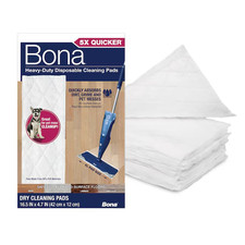 Bona 10 -Pack Microfiber Mop Pad
