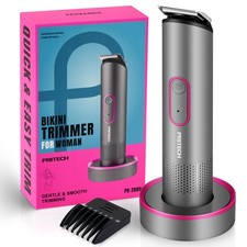 Bikini Trimmer for Women - Rechargeable Pubic, for Sensitive Skin, Wet  Dry Use