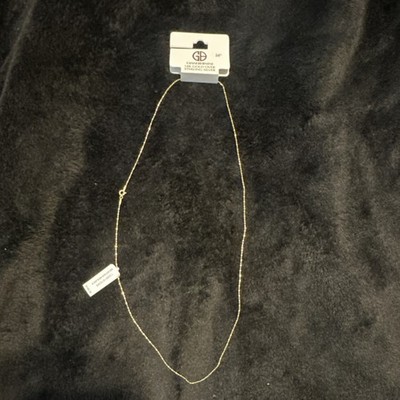 Giani Bernini 18k Gold Over Sterling Silver Dot Dash Chain Necklace 24''