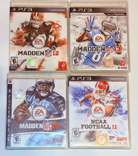 PS3 Football Game Bundle Madden NFL 08 12 13 NCAA Football 11 Lot