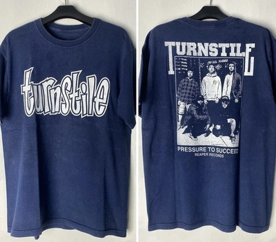 #ad #ad Turnstile Pressure To Succeed T shirt Navy 2 sided Classic style S 5XL BO2640 $32.19