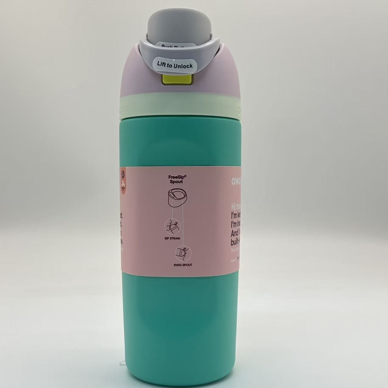 Owala 16oz Kid Make Waves FreeSip Water Bottle Sport Mug