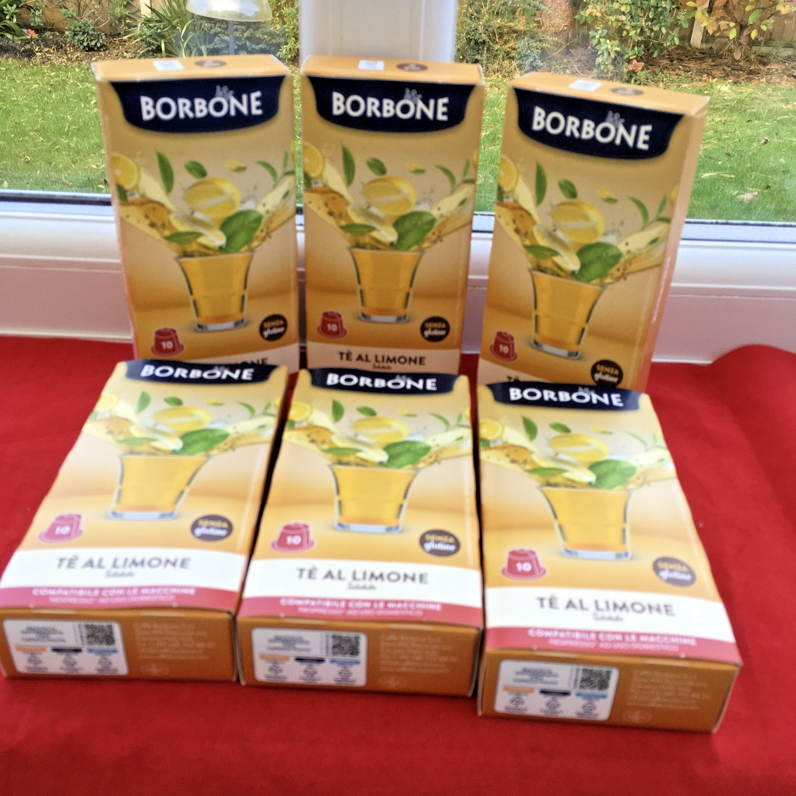 Caffè Borbone Lemon Tea Capsules  Box of 60 capsules - Compatible with Nespresso
