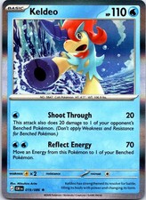Keldeo 019/086 Rare Chaos Rising Pokemon Holo NM