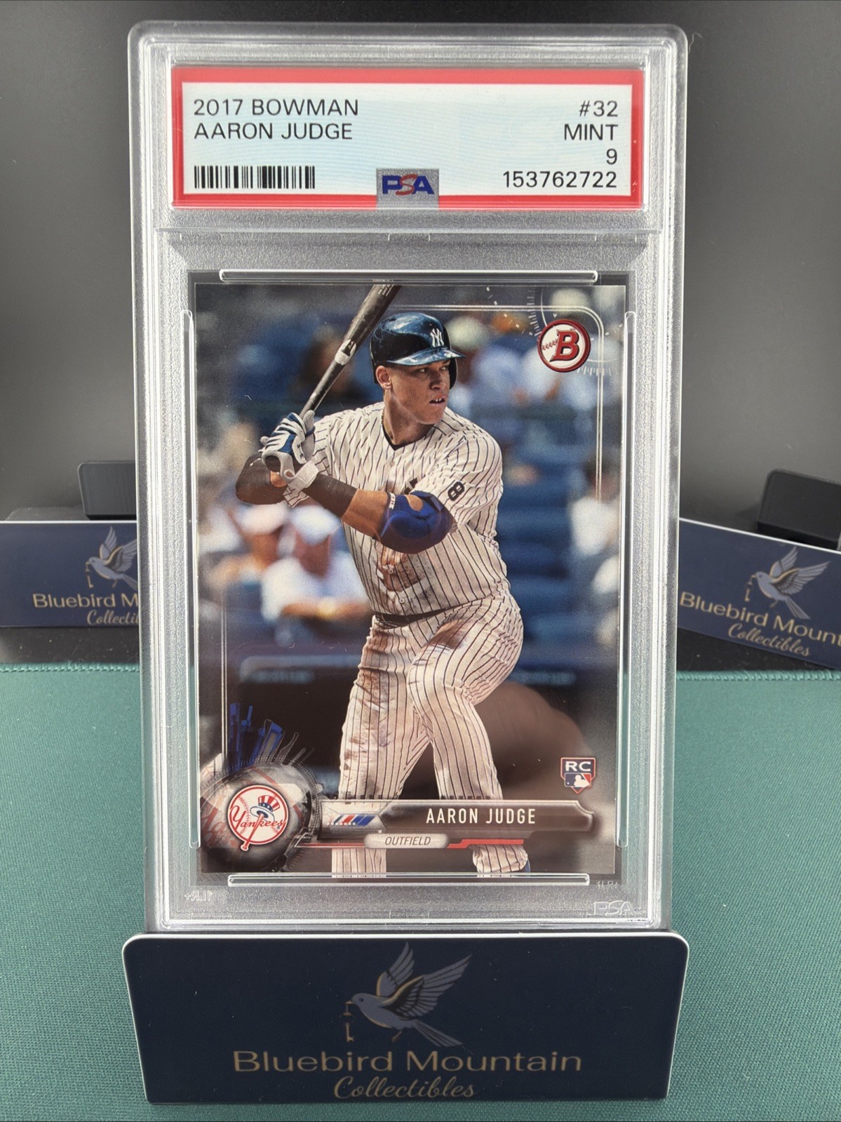 2017 Bowman Aaron Judge #32 RC New York Yankees PSA 10
