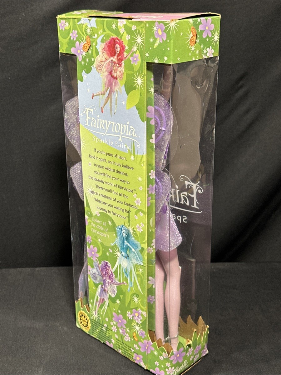 バンビー　フェアリー Barbie 2003 Fairytopia Purple Sparkle Fairy B5736 | eBay