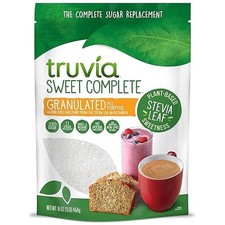 Truvia Sweet Complete Stevia Sugar Substitute – Endulzante Sin Calorías 16oz Bag