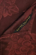 Ralph Lauren Home 10 Napkins Oblong Tablecloth 56 x 114 Bountiful Wine Pattern