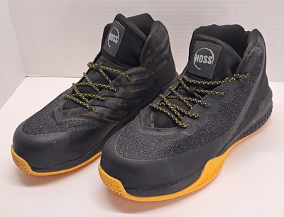 HOSS Rim Fly Basketball 50155 Men's NEW Composite-Toe Boots Size 13 Black No Box