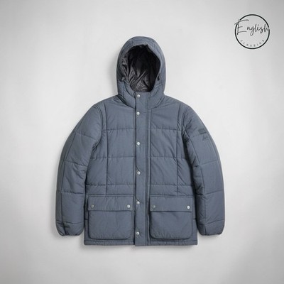 Barbour International Steve McQueen Goshen Quilted Jacket Men s Large Navy 