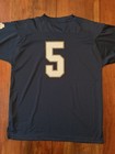 Notre Dame Fighting Irish Football Jersey #5 Youth Size XL Blue Gold adidas — photo 8