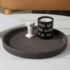 Coffee Table Tray Decor Round Decorative Trays Kitchen Centerpiece 11 Inch