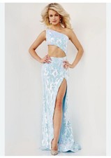 Jovani Sequin Cutout Gown