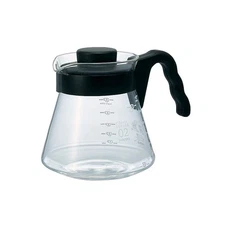 Hario V60 Glass Coffee Server, 700ml, Black