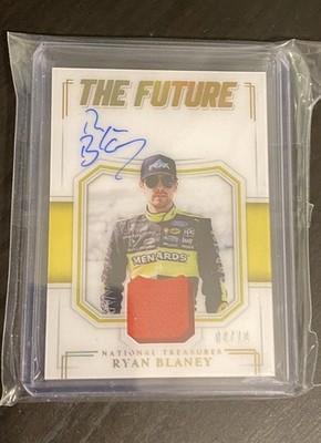 2020 Panini National Treasures Ryan Blaney #TF-RB Holo Gold Auto /10 The Future 