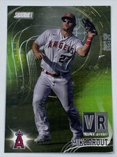 Mike Trout 2021 Topps Stadium Club Baseball #VR-6 Virtual Reality Insert Angels
