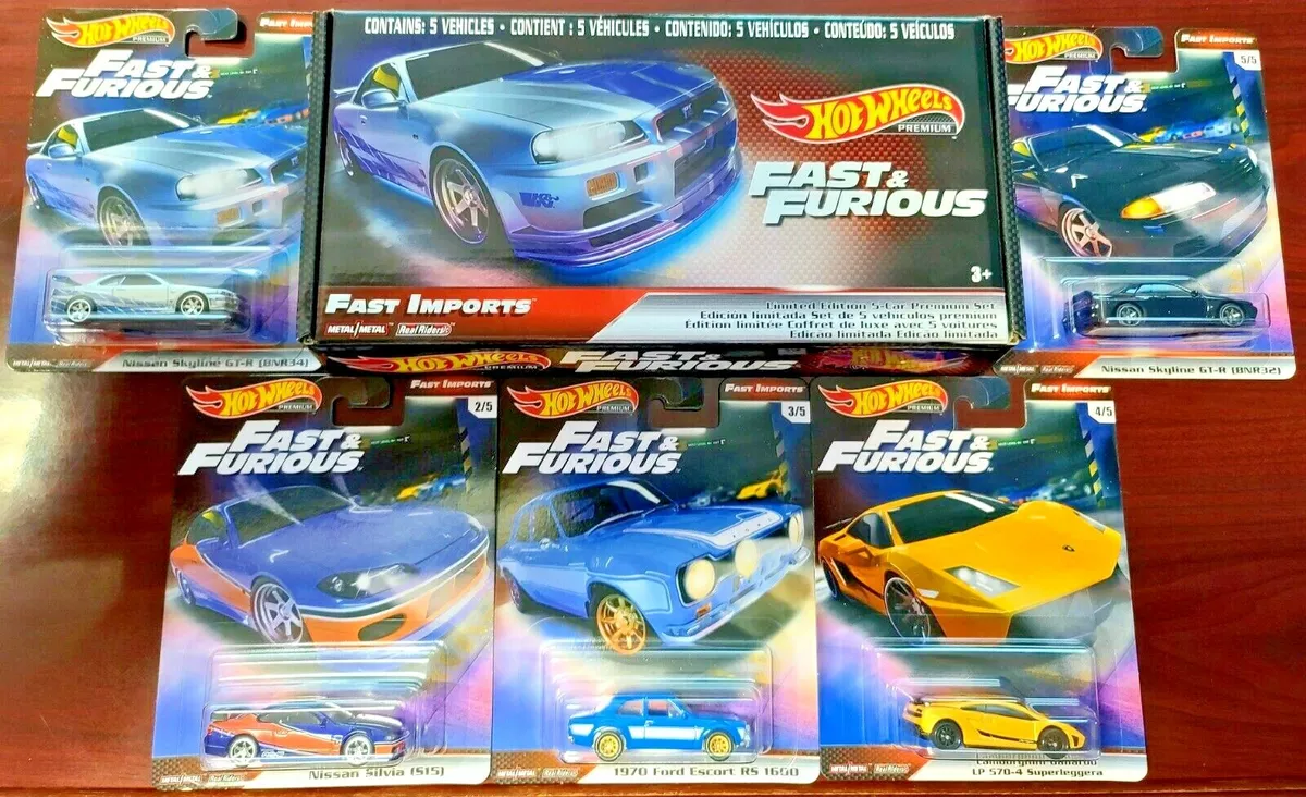 Hot Wheels 2019 Fast Furious Fast Imports Boxed Set Nissan