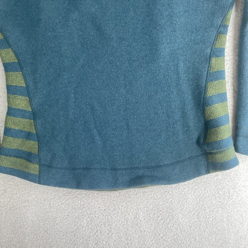Marmot Vivian Sweater Womens Large Blue Green Wool Blend Turtleneck Pullover - Picture 12 of 22