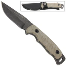 Violent Turmoil Drop Point Full Tang Hunting Camping Fixed Blade Military Knife