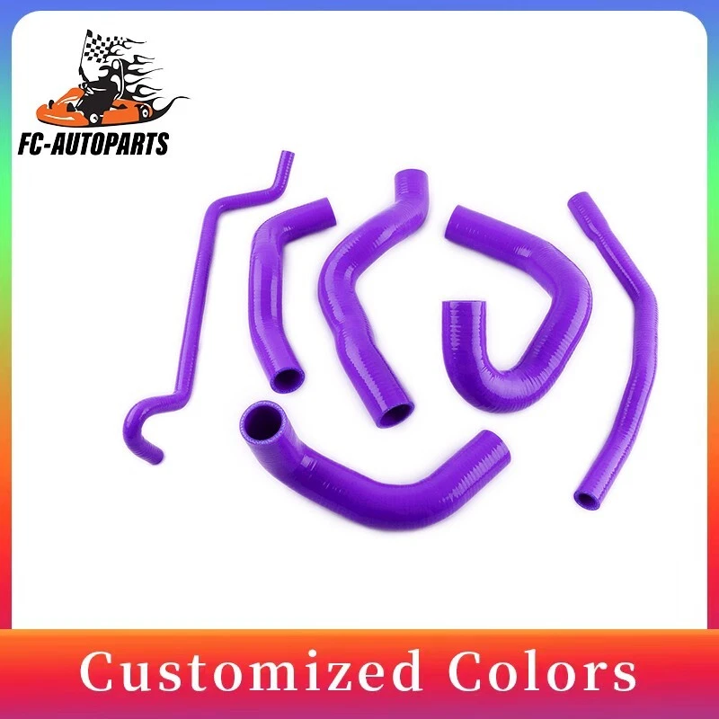 Manguera de radiador de refrigerante de silicona amarilla para Ford Mustang GT/SHELBY V8 2005-2010 Foto 2 de 4