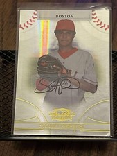 STOLMY PIMENTEL 2008 DONRUSS THREADS BOSTON RED SOX AUTOGRAPH AUTO INSERT /975!!