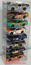 NASCAR 1:24 Diecast Display Case 8 Car Vertical