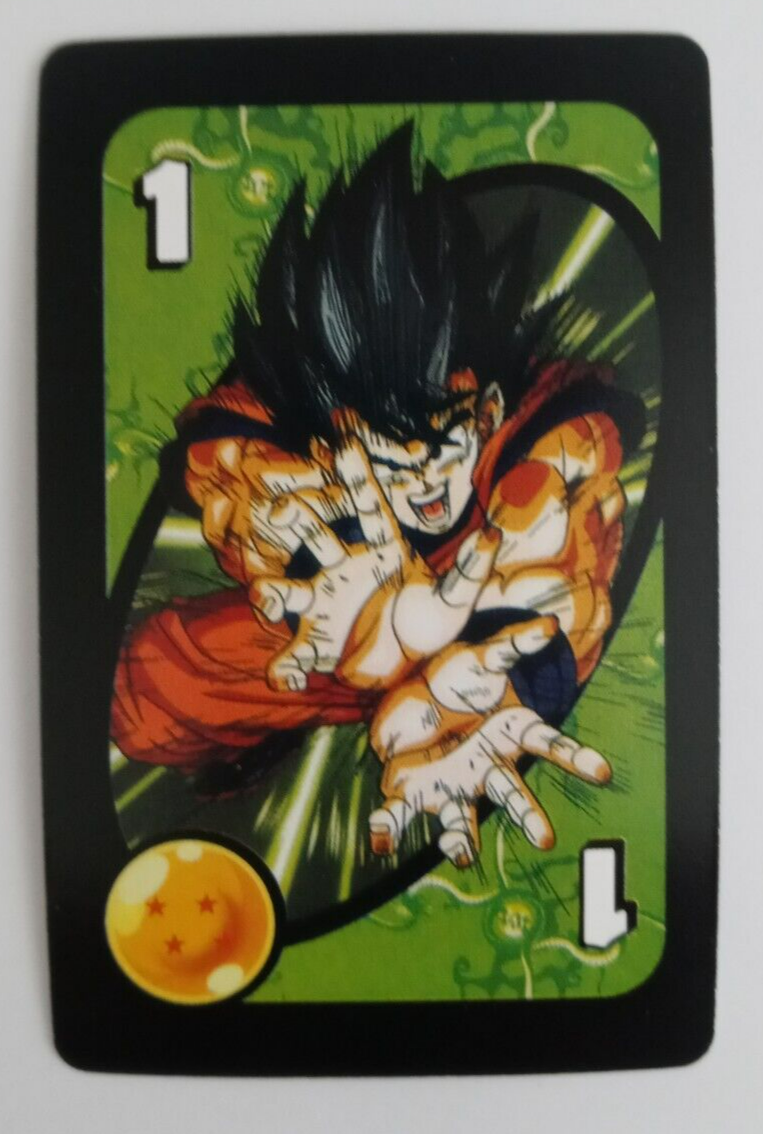 2022 Mattel Dragon Ball Z Uno Card Green Goku #1 | eBay