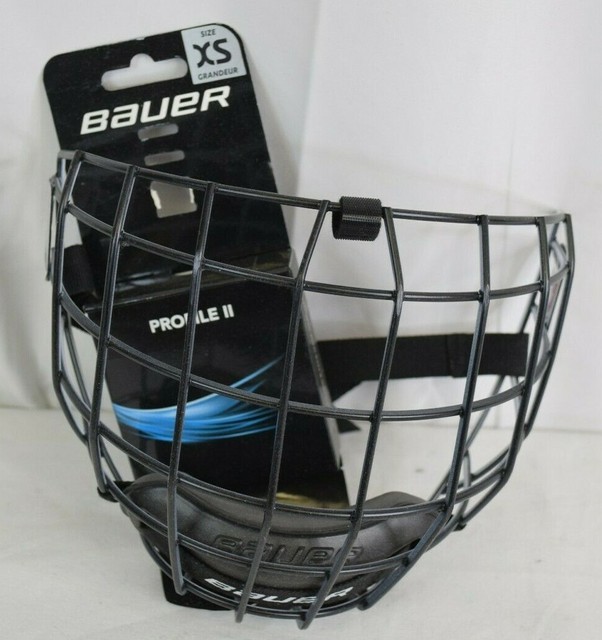 Bauer Profile II Ice Hockey Helmet Face Mask Cage W Mounting Hardware