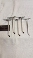 5 retail 6 INCH PRONG ARMS for slat wall shop fittings