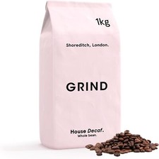Grind Decaf House Blend Coffee Beans 1kg – Medium Roast, 100% Arabica 24.67 per kilo
