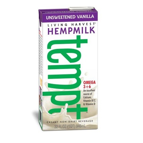 Living Harvest Hemp Milk Unsweetened Vanilla 32 Fl oz. for sale