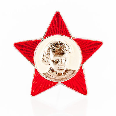 Oktober Stern Anstecker Pin Abzeichen UdSSR Sowjetunion Lenin Pionier
