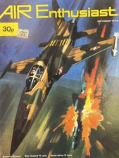 Vintage Commercial & Military Airplanes Aircraft Book - 1972 AIR Enthusiast