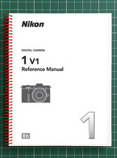 Nikon 1 V1   User Reference Manual Guide   231 Pages   Printed  Bound in USA