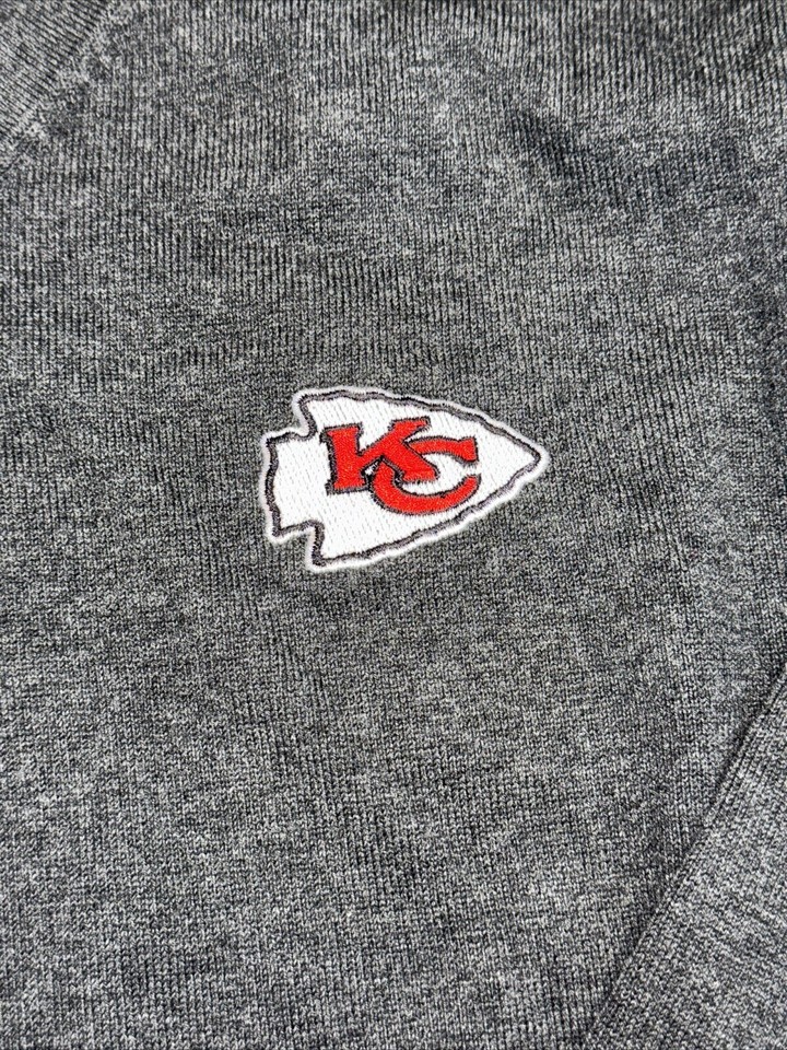 Cutter & Buck VNeck Sweater Kansas City Chiefs Men’s L eBay