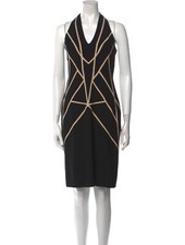 $1650 ALEXANDER MCQUEEN Halter Midi Dress IT40 / US4,