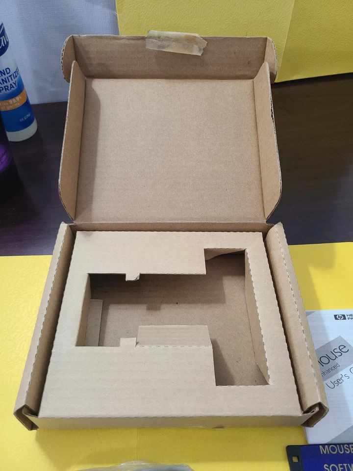 Vintage HP M-S34 2-Button Mechanical Ball Mouse C3751B - PS/2 complete Box - Image 4 of 4