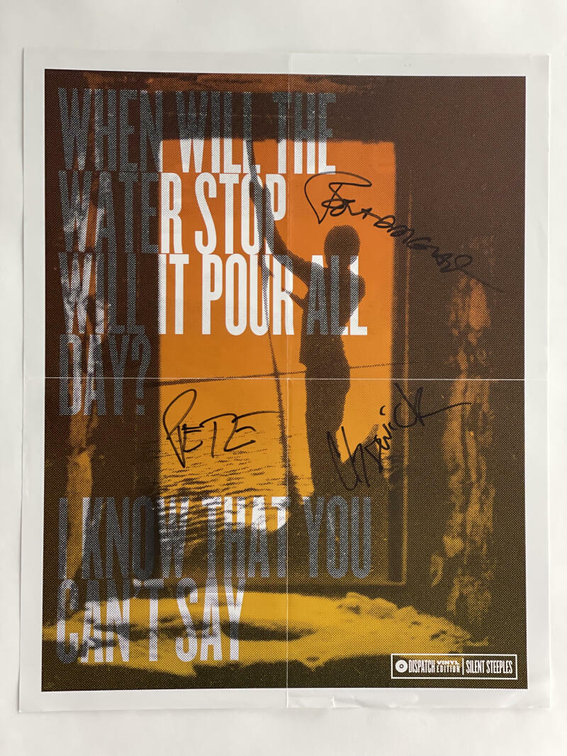 DISPATCH FULL BAND SIGNED AUTOGRAPH 16X20 CONCERT TOUR POSTER