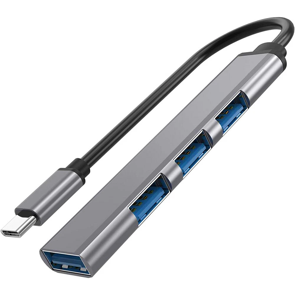 4-Port Mini USB 3.0 Hub Expander for PC and Mac