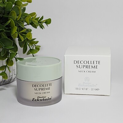Dr.R.A. Eckstein Neck Cream Decollete Supreme Rich Hydrating Moisturizer 1.66 oz