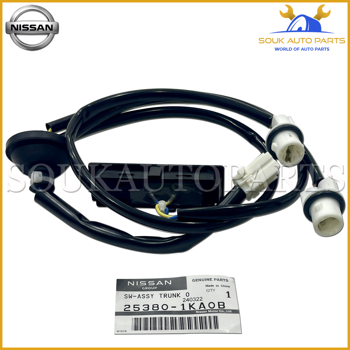 のん（3点） 25380ED003 Genuine Nissan SWITCH ASSY-TRUNK OPENER 25380