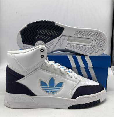 Adidas Drop Step XL Navy White Athletic Basketball Sneakers GZ1575 Mens Size