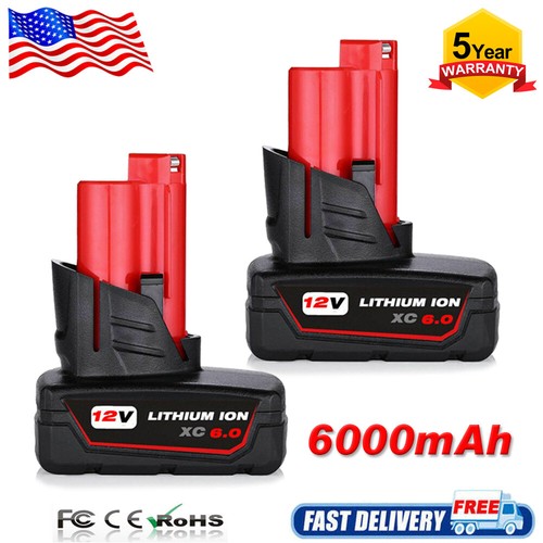 Milwaukee 48-11-2460 M12 REDLITHIUM Extended Capacity Battery Pack