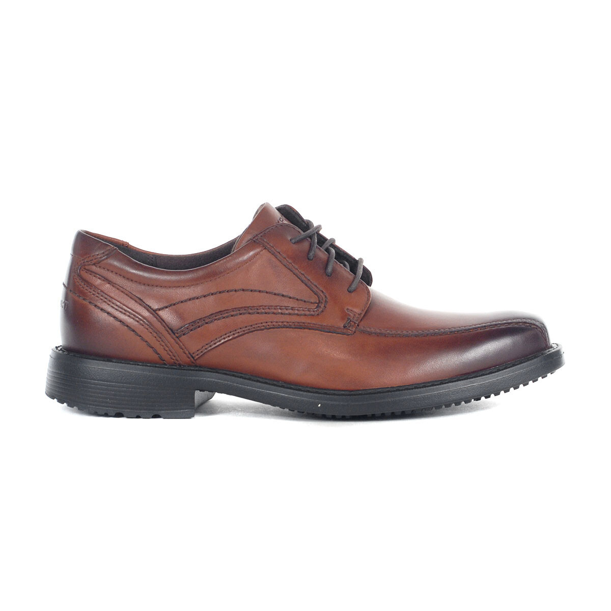 Rockport Men's Style Leader Brown Leather Bike Toe Oxfords