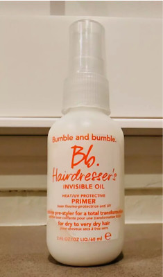 Bumble Bb Hairdresser s Invisible Oil Heat/UV Protective Primer 2oz New